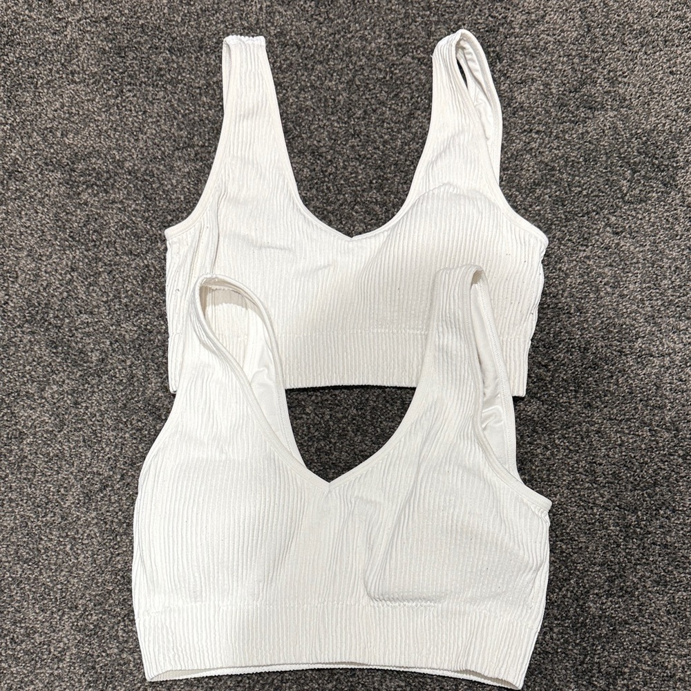 Bundle! Aerie ribbed sports bras